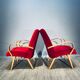 Pair des fauteuils de Jaroslav Smidek pour Ton, vintage 1960