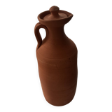 Raw terracotta pitcher
