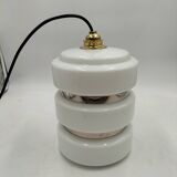Vintage opaline suspension