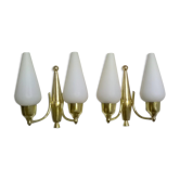 Pair of sconces by Angelo Lelii for Arredoluce 1950 s