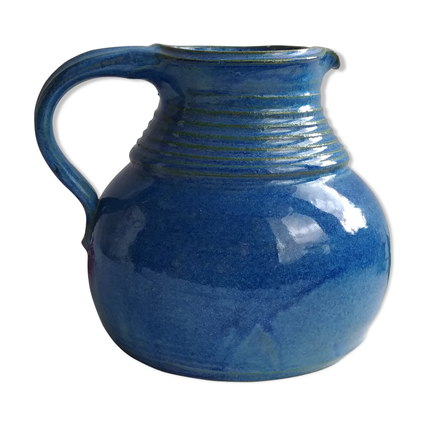 Vintage pitcher in blue sandstone 1kg