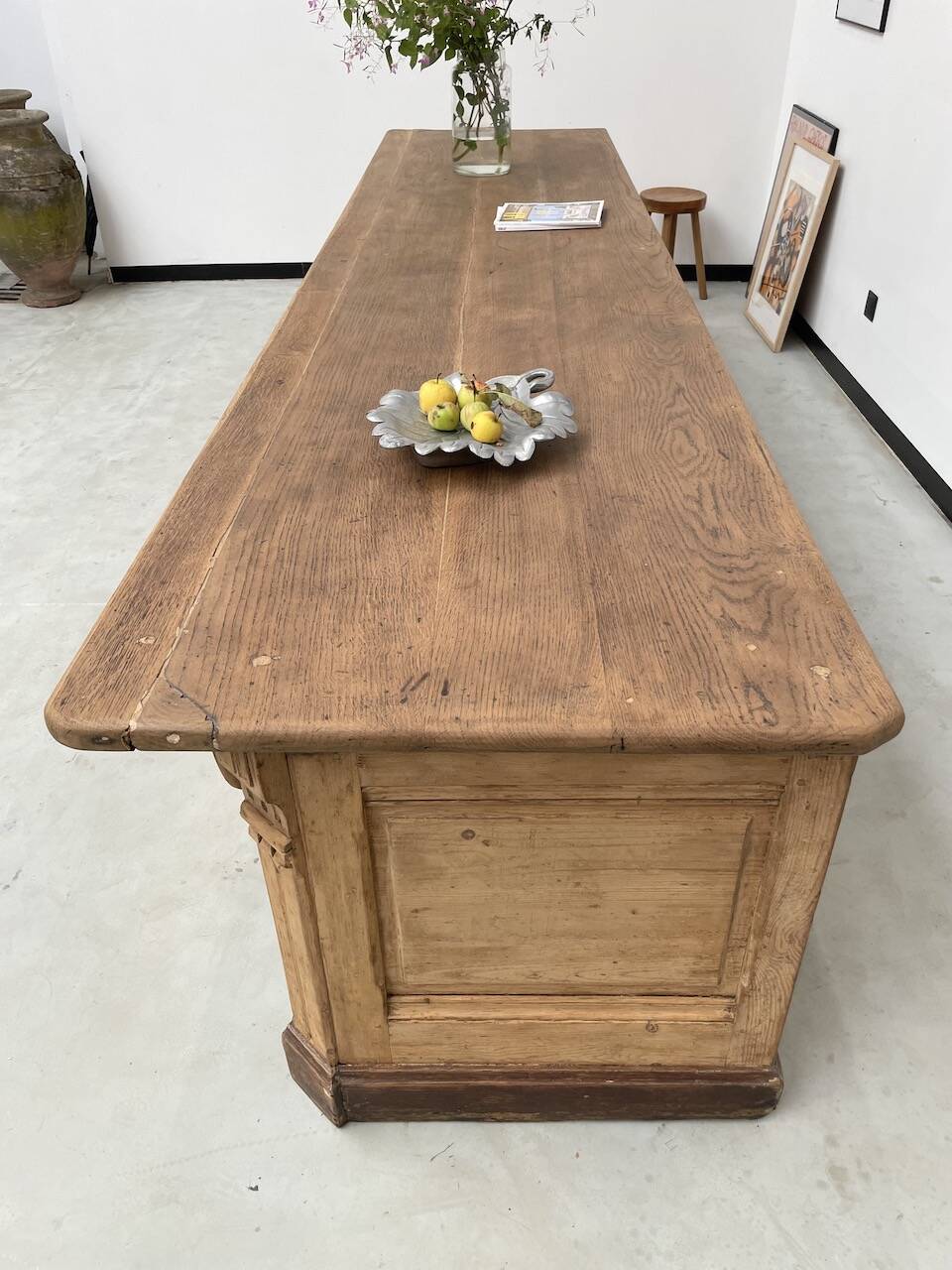 XXL oak and pine counter 350cm