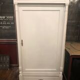 Antique painted wood cabinet