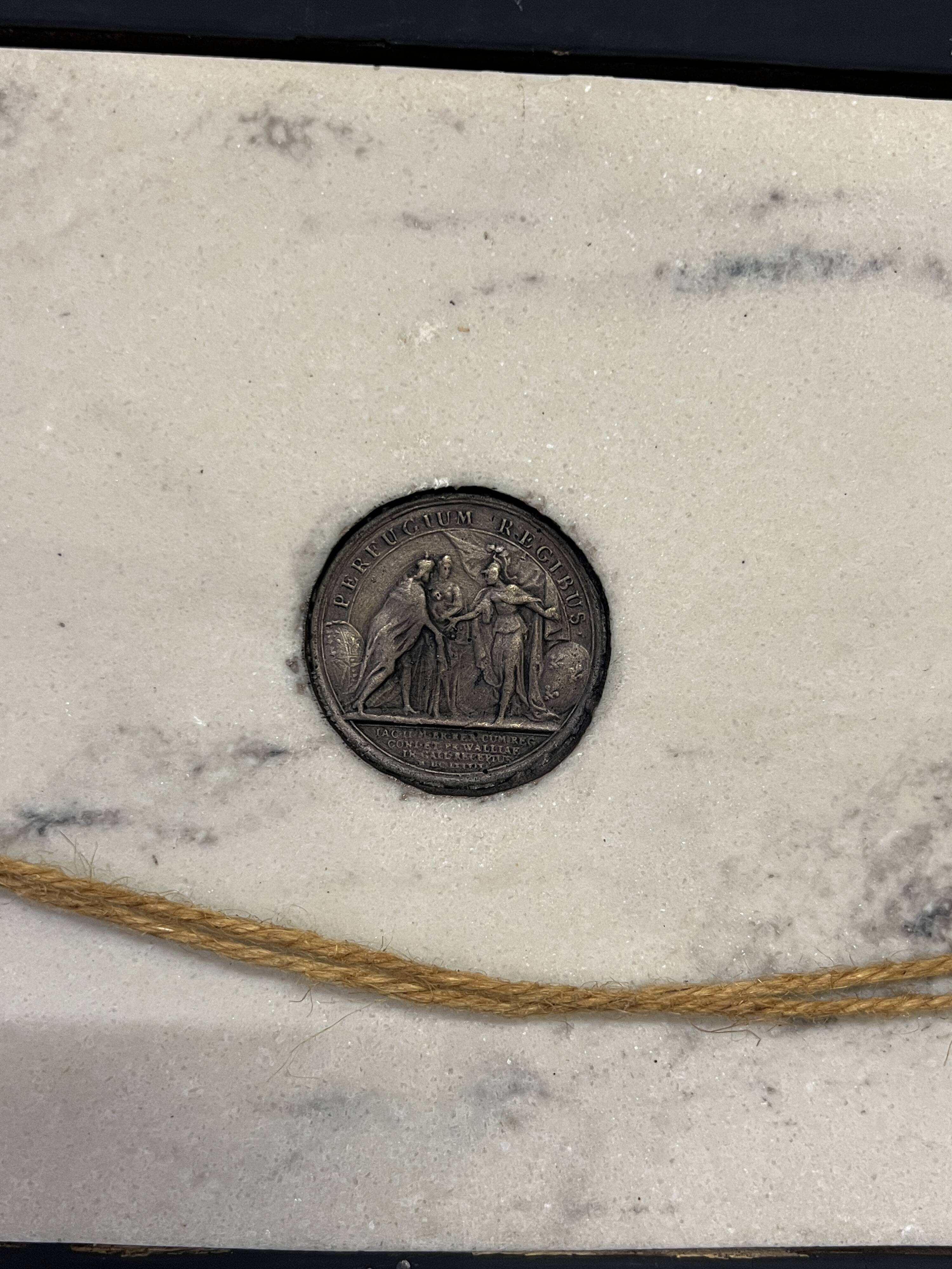 Marble bas-relief, Barbedienne Fondeur, Paris 1859