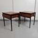 Paire de tables de chevet vintage