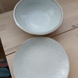 Vaisselle chinoise en porcelaine dite graine de riz  des années 50
