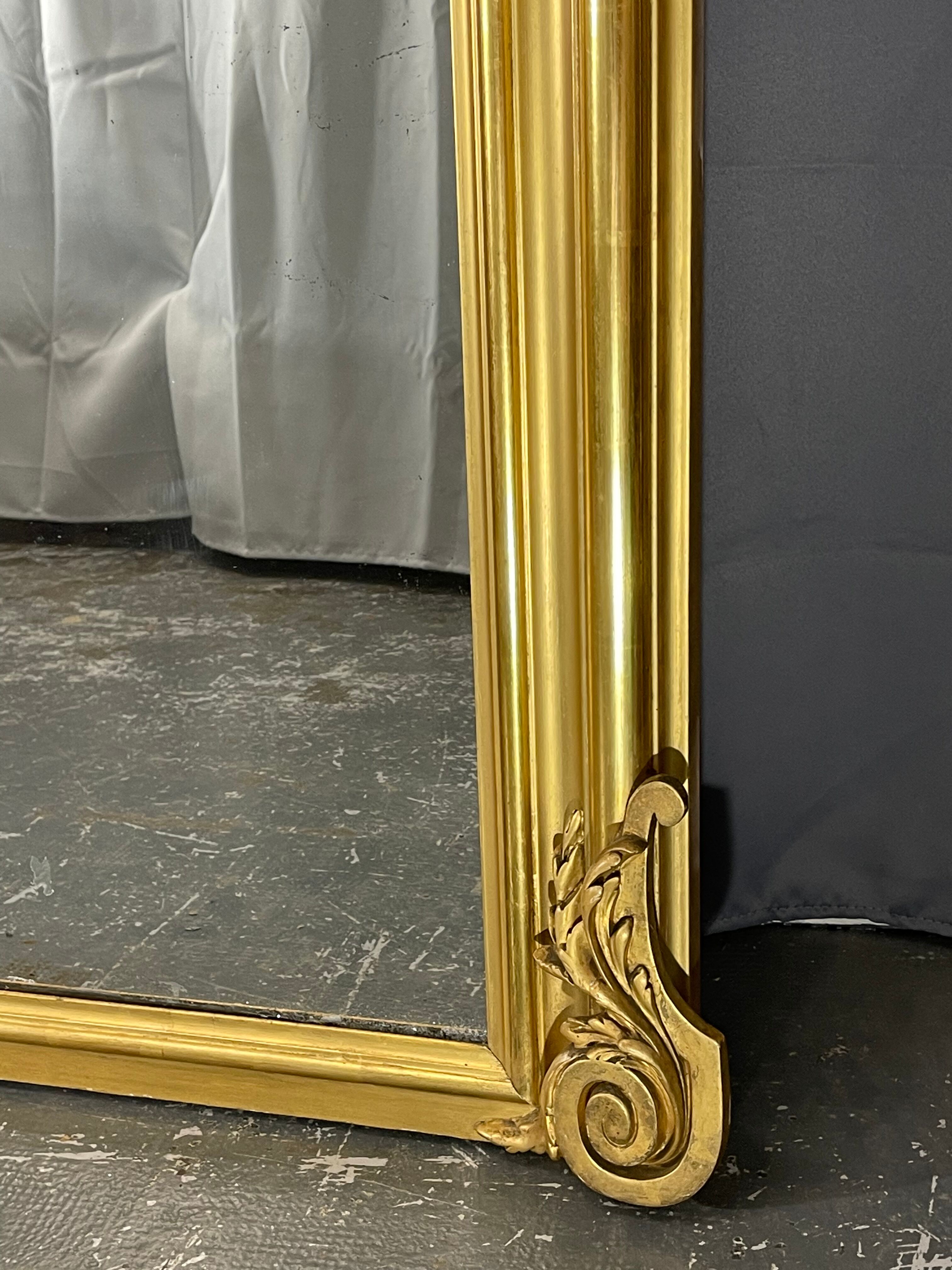Mirror 204 x 98 cm nineteenth century Napoleon III