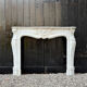 Louis XV style Carrara marble fireplace circa 1880