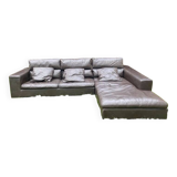 Canapé d’angle en cuir Rochebobois