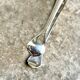 Christofle sugar tongs in silver metal