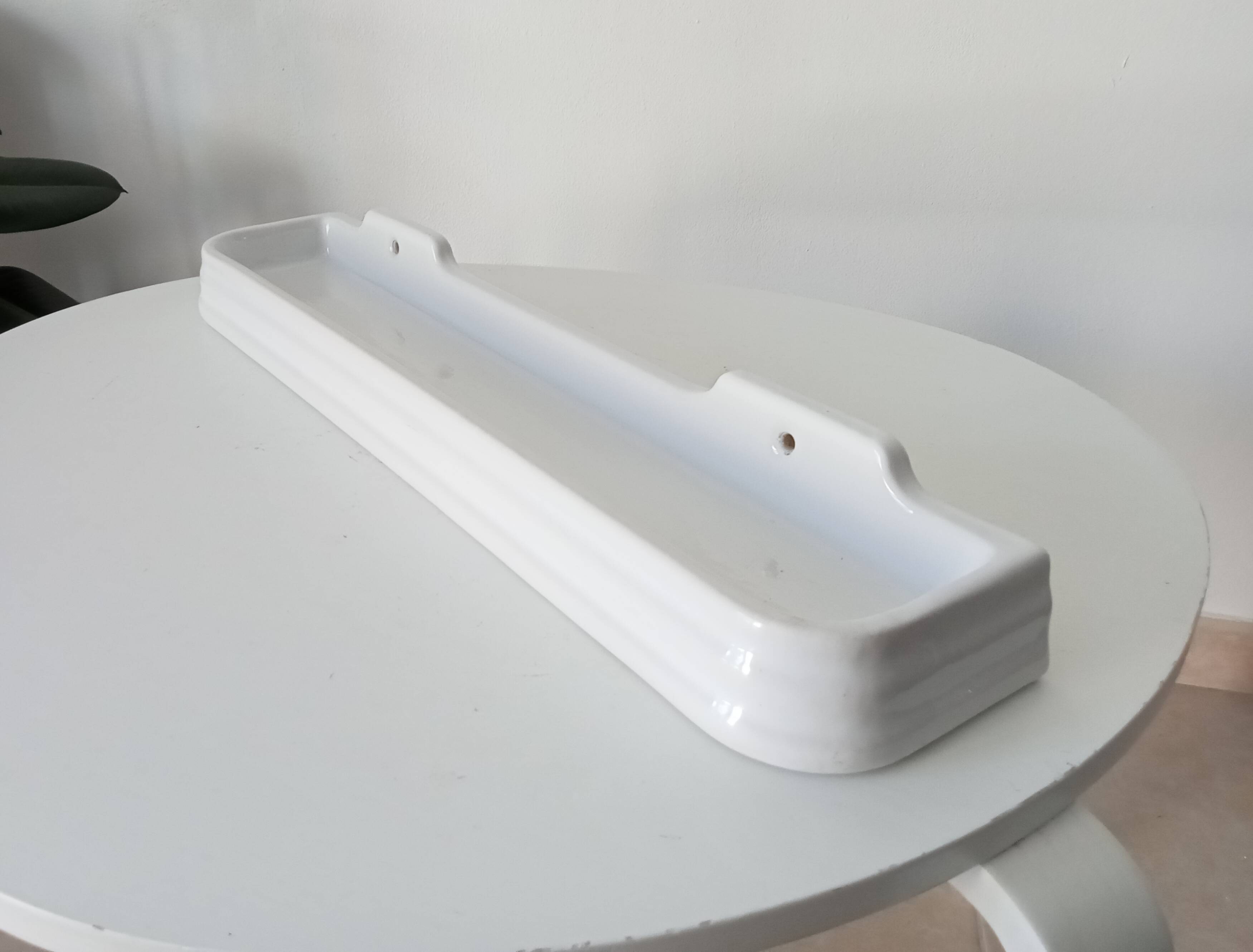 50s Art Deco Bathroom Wall Shelf