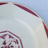 Flat plate art deco Lunéville fructidor
