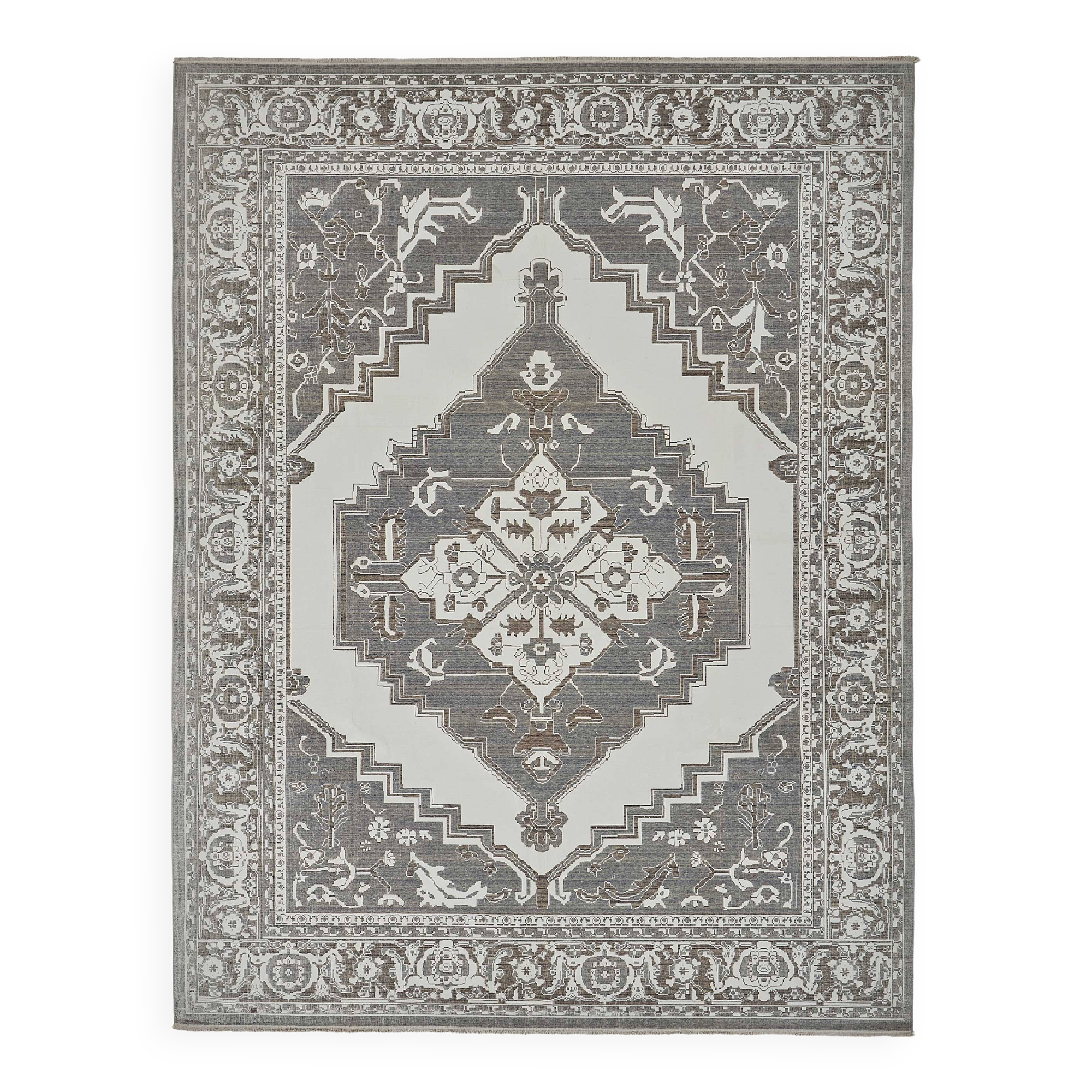 Tapis Oushak fait main en Turquie 302 cm x 393 cm