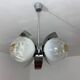 Chrome chandelier Mazzega