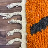 Handmade Berber rug in pure wool 2.5x1.5 m