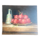 Old painting - Oil painting - Still life with pomegranates