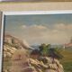 Old painting, landscape of the Calanques de Cassis, signed Alberti.