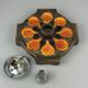 1960s/1970s Ceramic Wall Sconce, Mid-Century Space Age Design