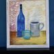 Nature morte suédoise des années 50, huile sur toile, vintage et encadrée.