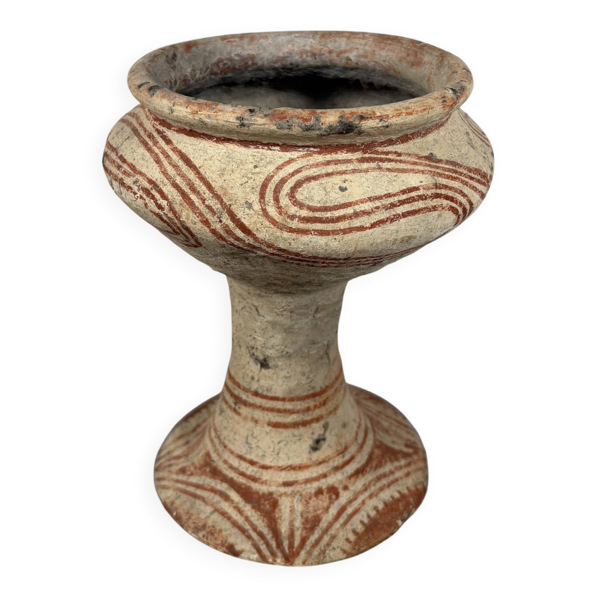 Vases Terre Cuite Ban Chiang Thaïlande Archéologie 1000 Bc