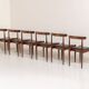 Set of 6 "Model 500" dining chairs by Alfred Hendrickx