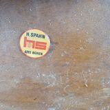 4 vintage brutalist bar stools, 1960s