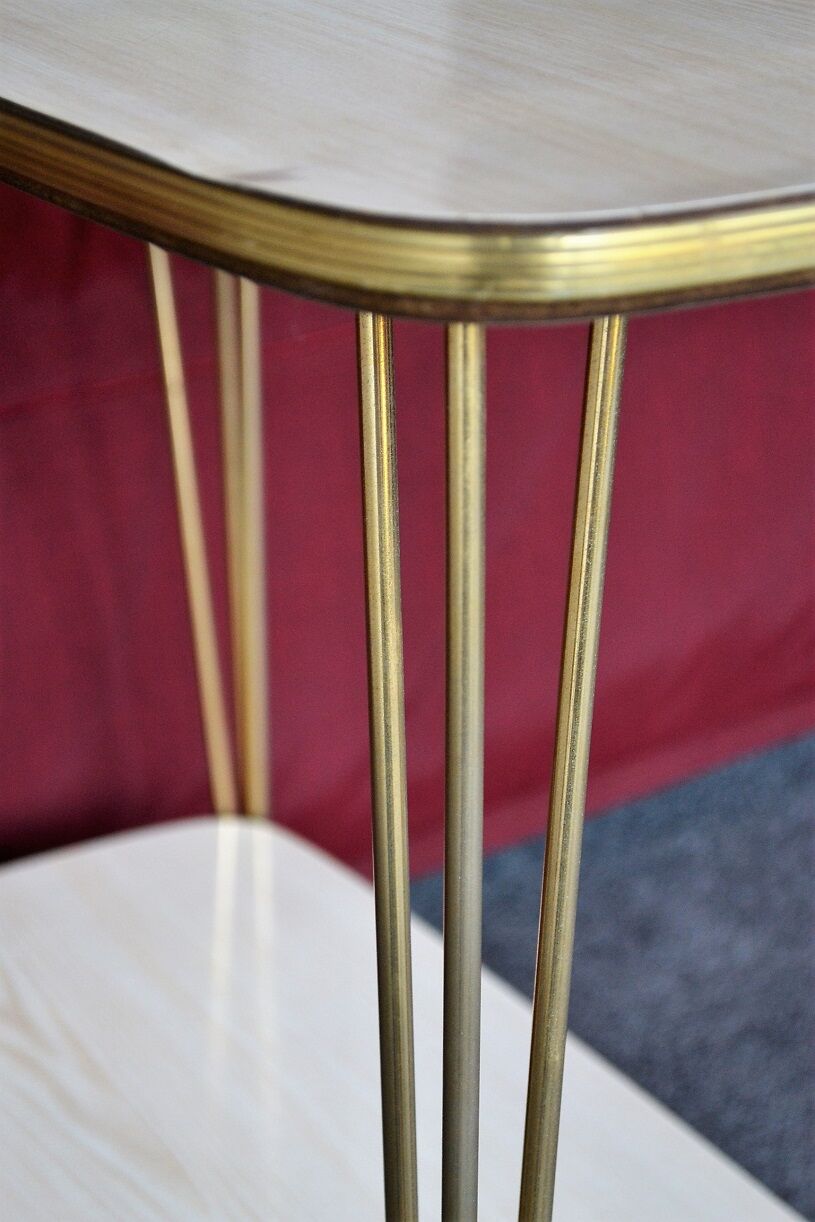 Table service in formica on wheels - the 50s 60s vintage