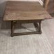 19th-century antique merchant's payment table made of solid wood.