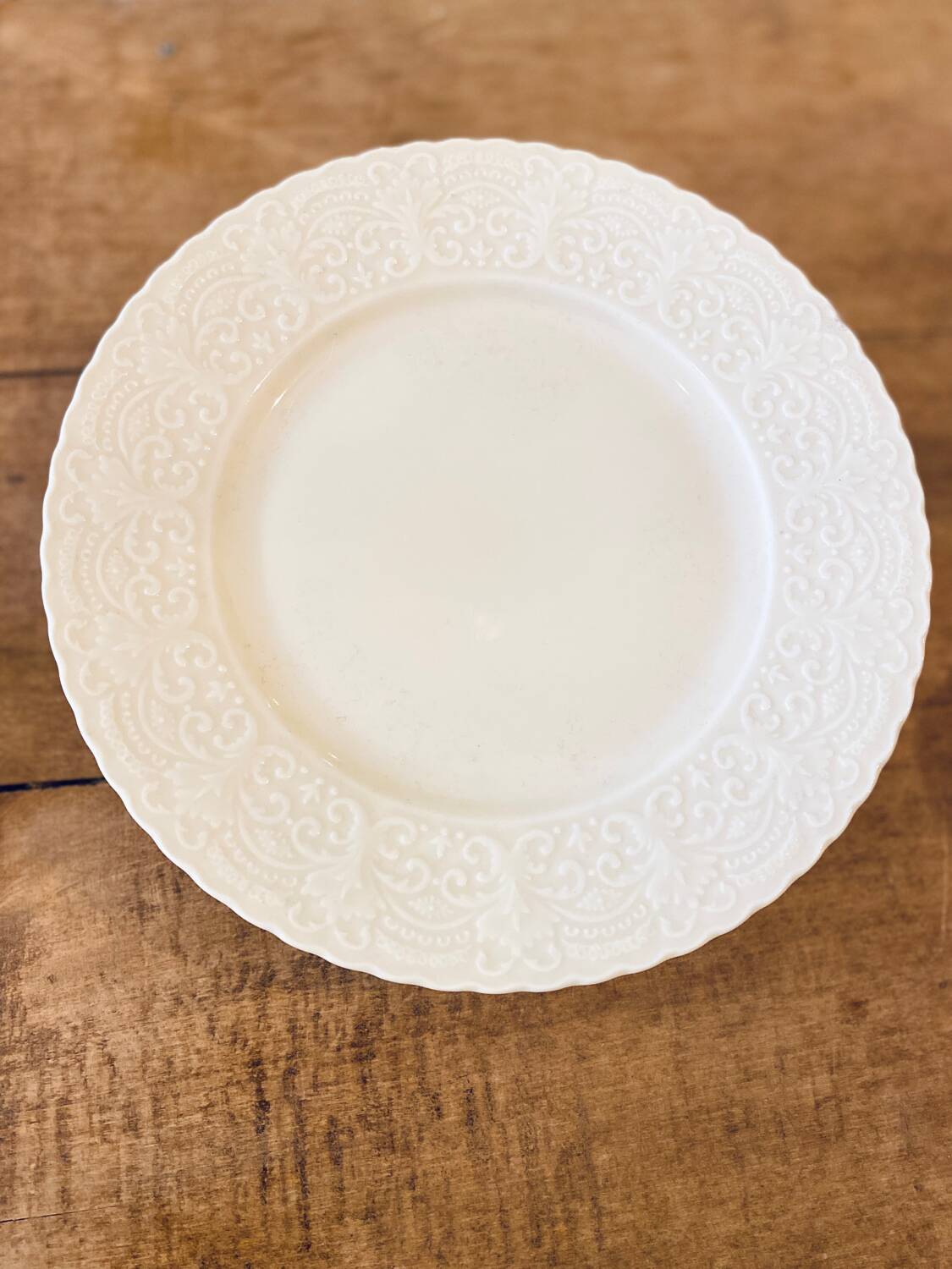 Lot of 6 Limoges plates and Ralph Lauren model Megan.