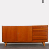Oak row by Jiroutek for Interier Praha, model U-460, 1960