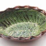 Lot of 2 trinket bowls enamel ceramic sheet enamelled