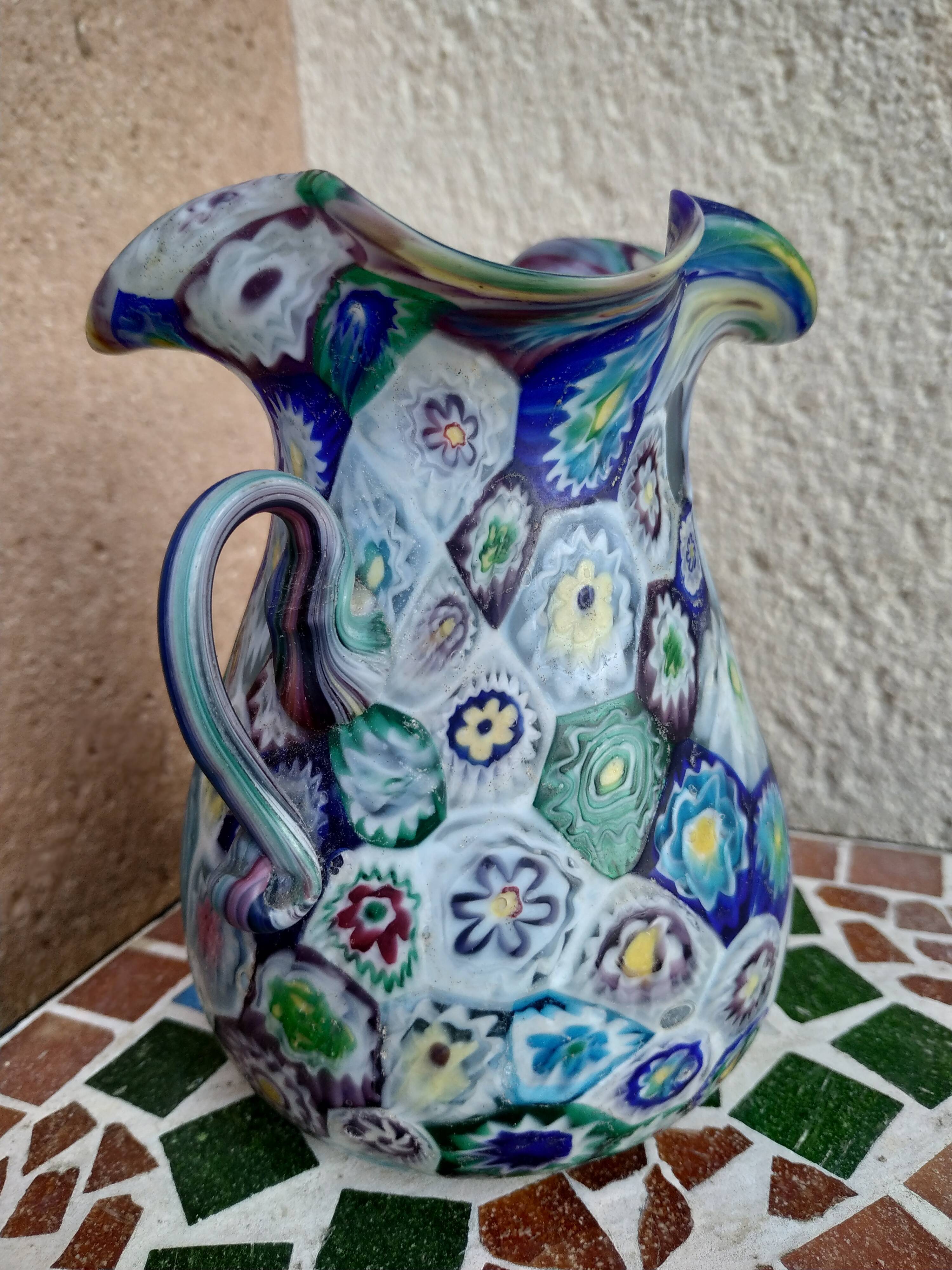 Vase Murano millefiori