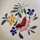 Sarreguemines platter made in France and hand-painted