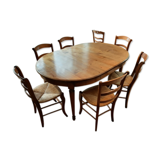 Table and 6 chairs