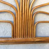 Vintage rattan bamboo headboard