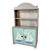 Navy pattern children's toy buffet