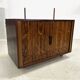 Rosewood Tambour Door Cabinet By Kai Kristiansen For Feldballes