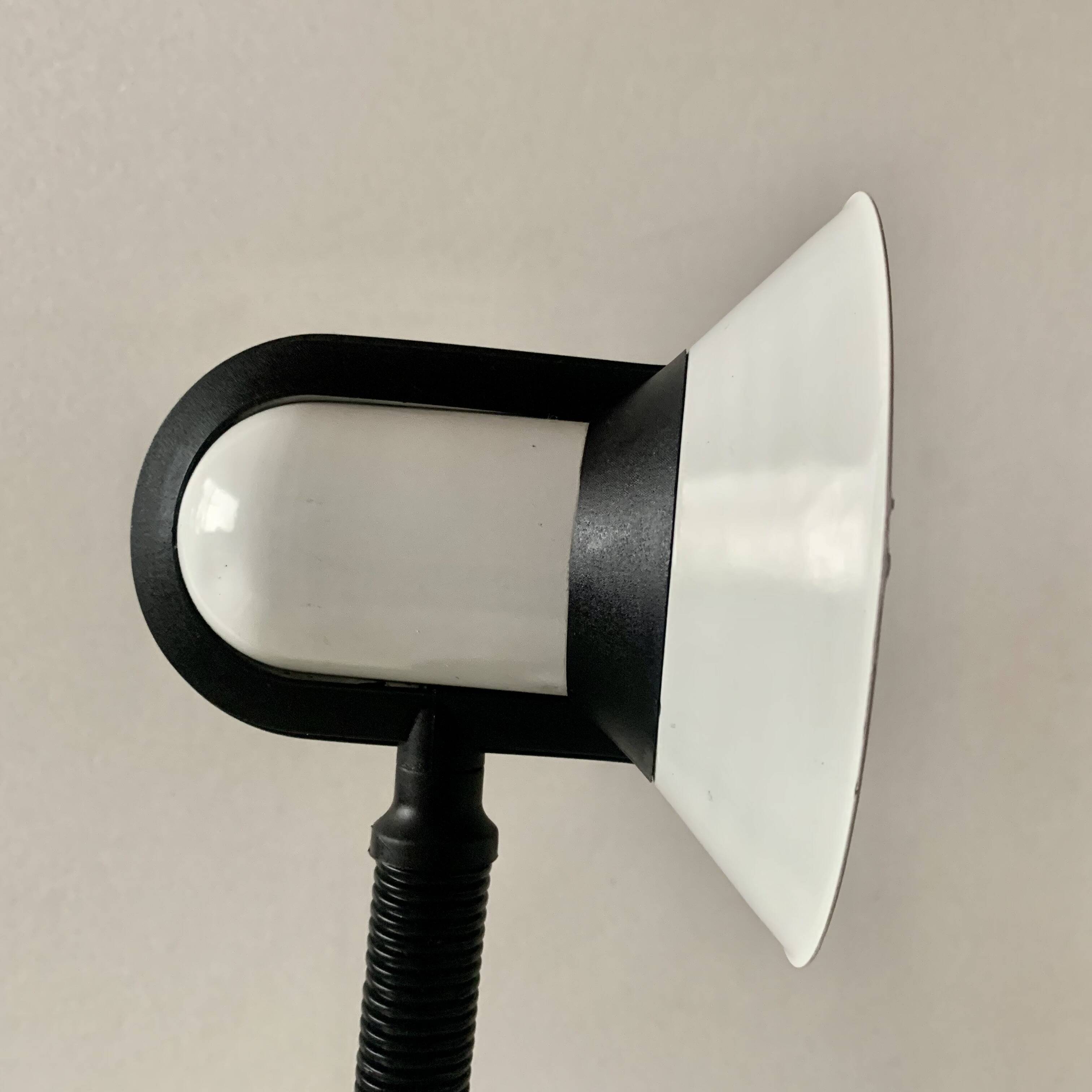 Fase vintage black and white desk lamp