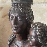 Virgin and Child - Wooden sculpture - 33 cm - France - 18th century