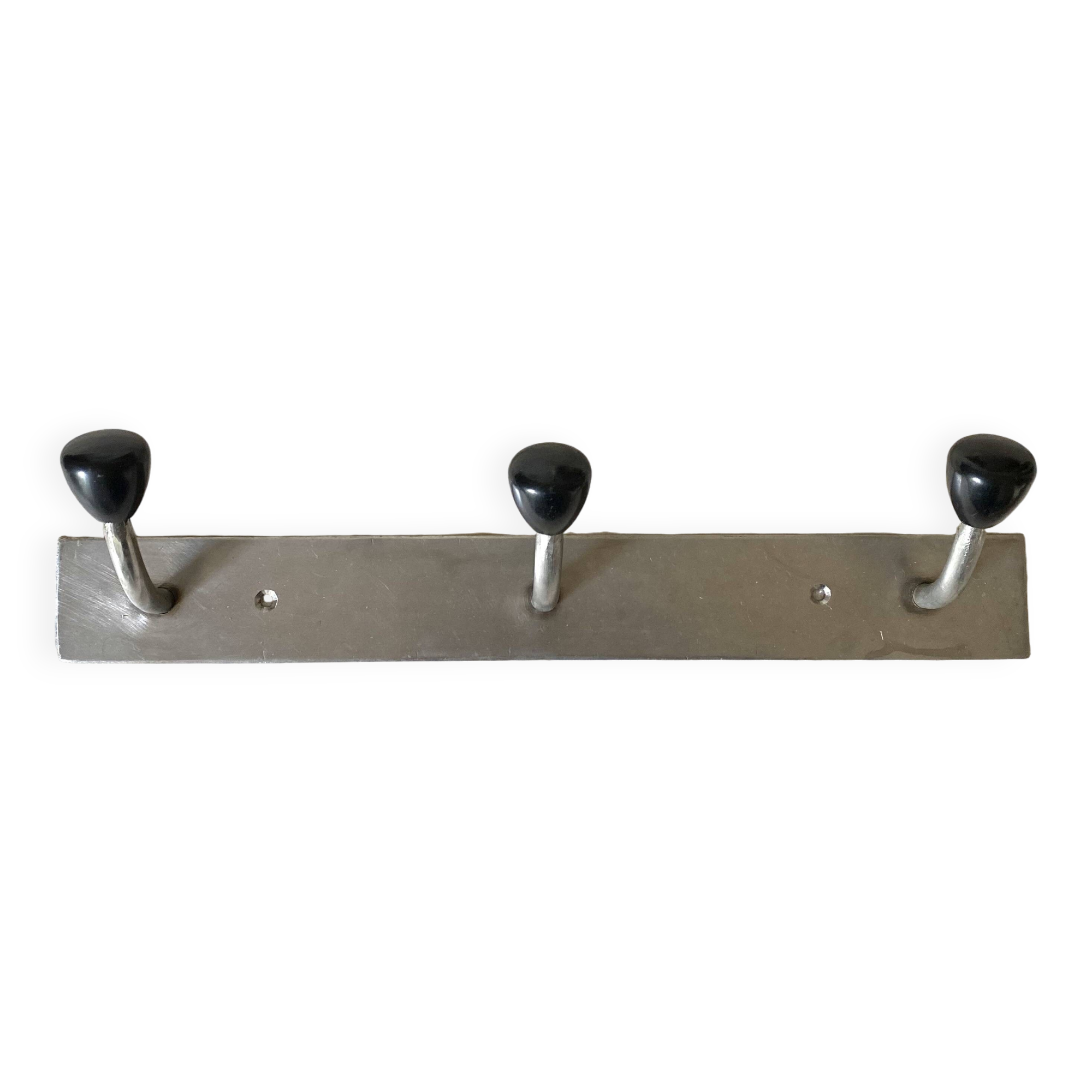 Industrial wall coat rack, 50s