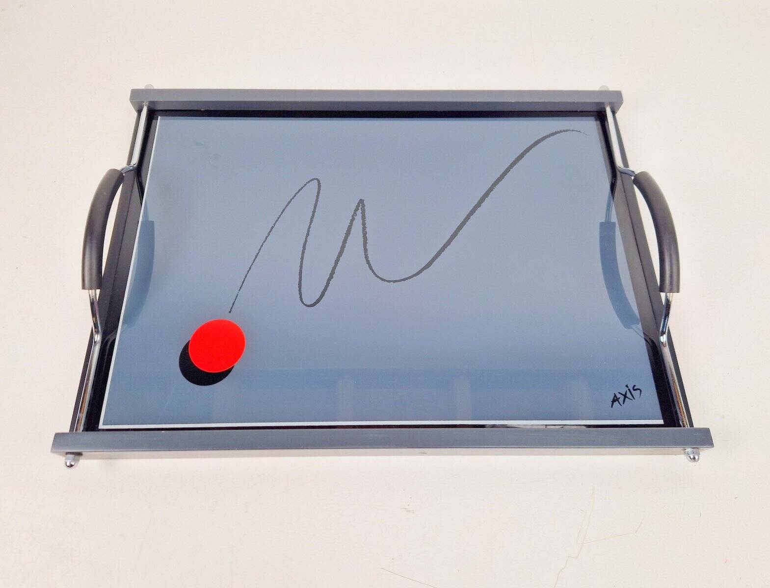 Vintage Postmodern Abstract Tray from Axis, Paris, 1980s