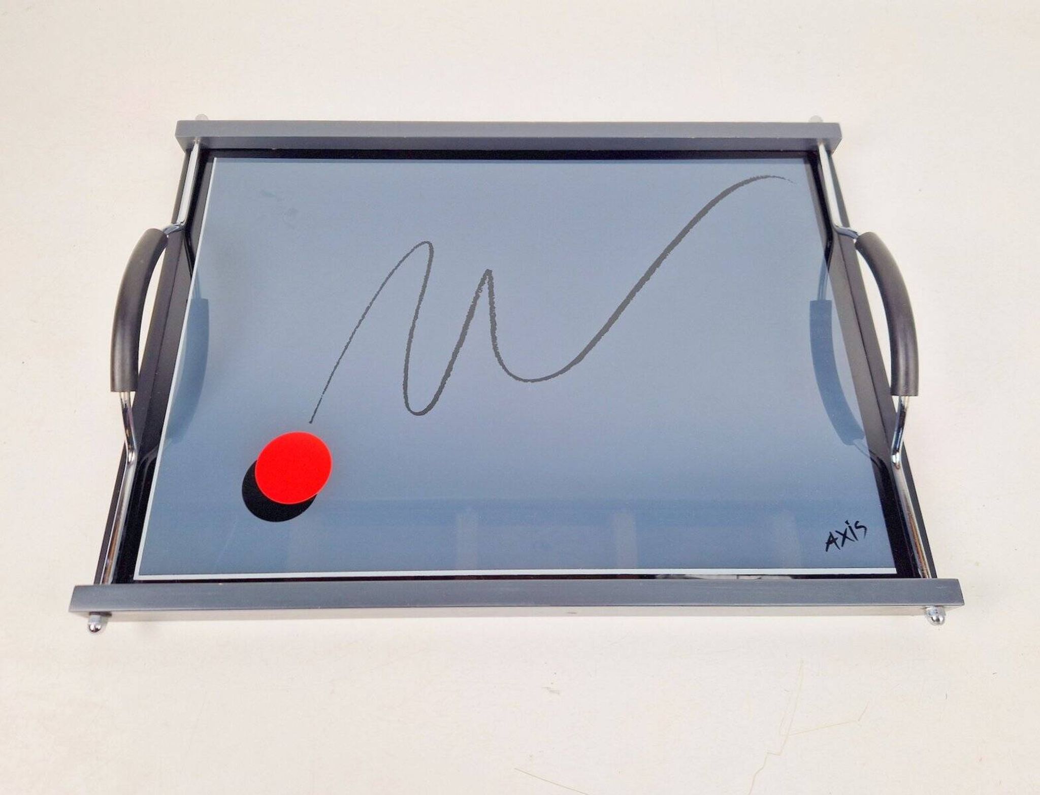 Vintage Postmodern Abstract Tray from Axis, Paris, 1980s