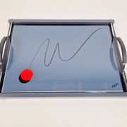 Vintage Postmodern Abstract Tray from Axis, Paris, 1980s