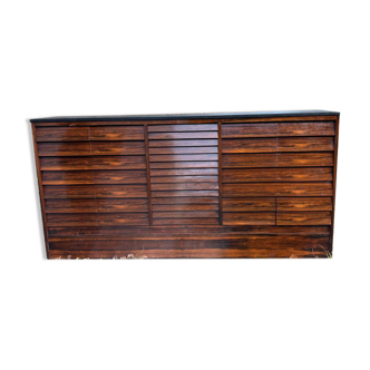 Meuble de métier 1970 opticien design italien