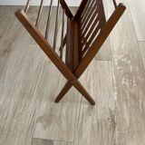 Folding magazine door