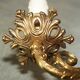 Pair of antique wall sconces in gilded bronze from the 1920s.