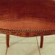 Set de 2 fauteuils en velours de style Louis Philippe