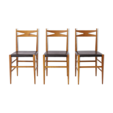 3 chaises de salle à manger vintage des années 1970 - Design allemand