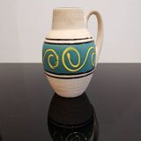 Ceramic W. Germany 474-16 small pitcher vase Retro design vintage 60/70