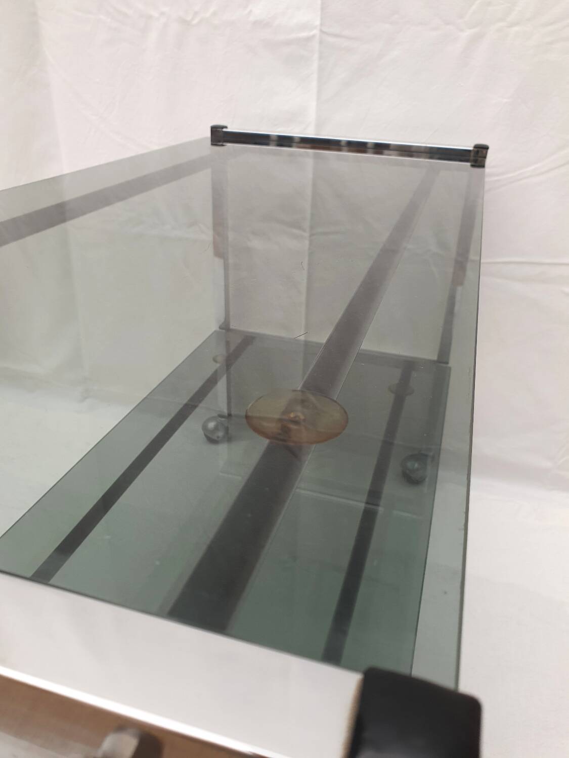 Vintage chrome console